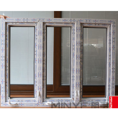 EPDM ελαστική λωρίδα και σύγχρονο σχεδιασμό UPVC πλαισίου παράθυρο για την αγορά της Ταϊλάνδης