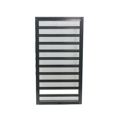 1.4mm πάχος προφίλ Σπιτικά κτίρια Προσαρμοσμένο χρώμα Αλουμίνιο γυαλί Λουβέρες