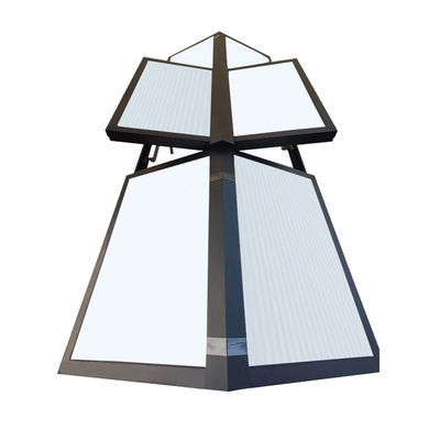 Προαιρετικό χρώμα προφίλ Midcentury Design Προφίλ αλουμινίου Πάνω οροφή Γυαλί παράθυρο οροφής