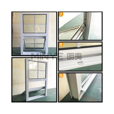 Σύγχρονο στυλ σχεδιασμού PVC/UPVC ΠΕΡΙΚΑΛΑ ΣΥΡΙΖΑΣΤΙΚΑ ΔΙΑΛΑΜΑΤΑ με λειτουργία διπλής κρέμασης