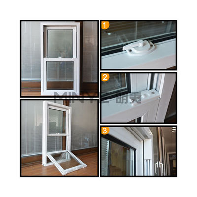 Σύγχρονο στυλ σχεδιασμού PVC/UPVC ΠΕΡΙΚΑΛΑ ΣΥΡΙΖΑΣΤΙΚΑ ΔΙΑΛΑΜΑΤΑ με λειτουργία διπλής κρέμασης