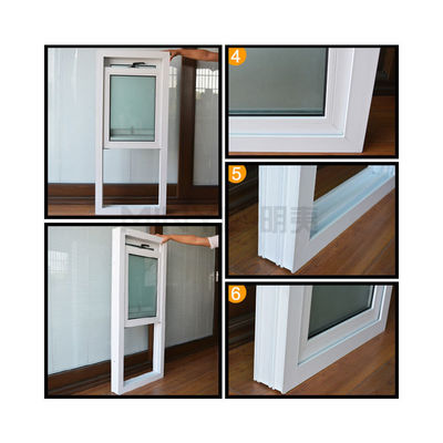 Σύγχρονο στυλ σχεδιασμού PVC/UPVC ΠΕΡΙΚΑΛΑ ΣΥΡΙΖΑΣΤΙΚΑ ΔΙΑΛΑΜΑΤΑ με λειτουργία διπλής κρέμασης