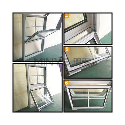 Σύγχρονο στυλ σχεδιασμού PVC/UPVC ΠΕΡΙΚΑΛΑ ΣΥΡΙΖΑΣΤΙΚΑ ΔΙΑΛΑΜΑΤΑ με λειτουργία διπλής κρέμασης