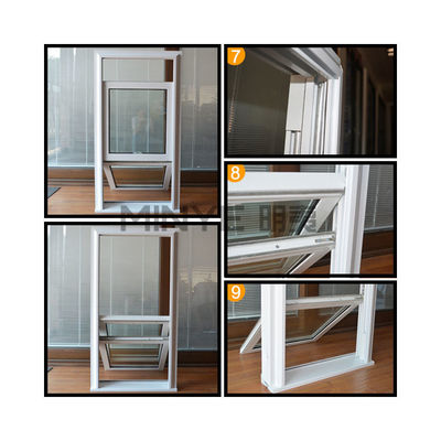 Σύγχρονο στυλ σχεδιασμού PVC/UPVC ΠΕΡΙΚΑΛΑ ΣΥΡΙΖΑΣΤΙΚΑ ΔΙΑΛΑΜΑΤΑ με λειτουργία διπλής κρέμασης