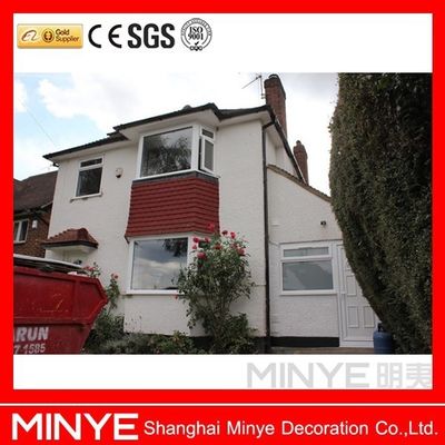 Διπλό γυάλινο διπλό θολωμένο γυαλί Swing Out PVC Vinyl Windows για κατοικίες