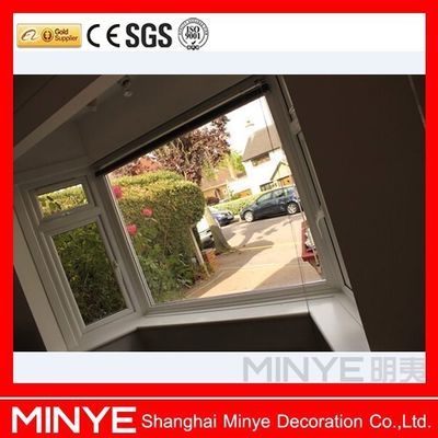 Διπλό γυάλινο διπλό θολωμένο γυαλί Swing Out PVC Vinyl Windows για κατοικίες