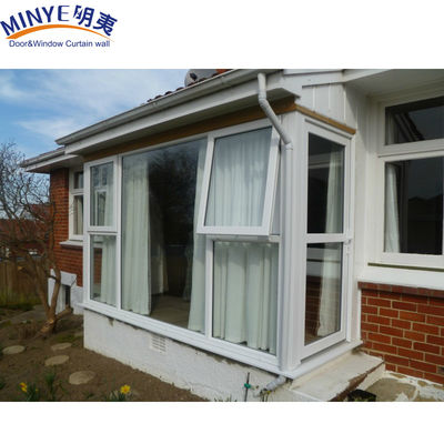 UPVC Προφίλ πλαστικό πλαίσιο Γαλλικό στυλ Πάρτιο παράθυρα και πόρτες για εξωτερική αντοχή