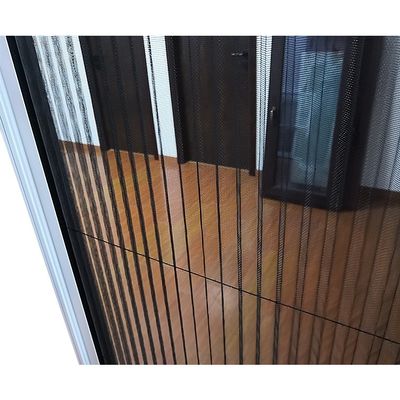 Ανασυρόμενο προφίλ από αλουμίνιο Δίκτυο κουνούπιων Στρώσιμο διπλωματική πόρτα μοντέρνο σχεδιασμό