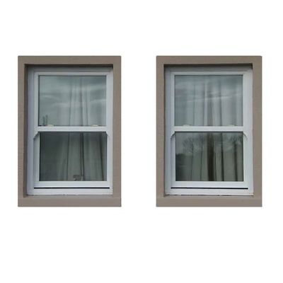 2.0mm-2.5mm πάχος προφίλ PVC κάθετο συρόμενο παράθυρο για εγκατάσταση αυλής