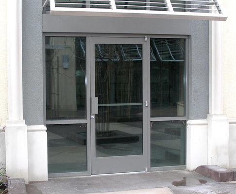 Πυροχρισμός Αλουμινίου Φρέμα Σχεδιασμός Γραφείο Εισόδου Πόρτες για Εμπορικά Casement Πύλη Κλειδί