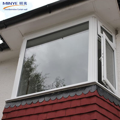 Διπλά γυαλιά προσαρμοσμένου μεγέθους Upvc/Pvc Casement παράθυρο για θερμότητα και ηχητική μόνωση