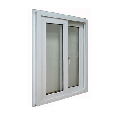 UPVC PVC διπλά γυαλισμένα συρόμενα παράθυρα και πόρτες με υλικό πλέγματος οθόνης από ίνες γυαλιού