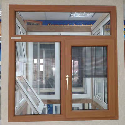 Οριζόντιο σχήμα ανοίγματος Upvc παράθυρο πλαίσιο ευρωπαϊκό στυλ Σχεδιασμός 2,5mm πάχος