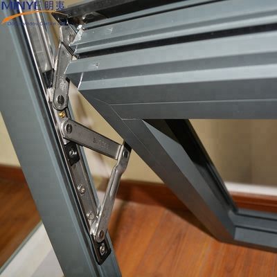45 μοίρες από κοινού οροφή παράθυρο με 1.4 mm πάχος πλαίσιου αλουμινίου και σκόνη επικάλυψη