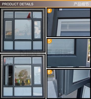 Στυλ σχεδιασμού ελαστικών ταινιών EPDM Σύγχρονο πλαίσιο αλουμινίου