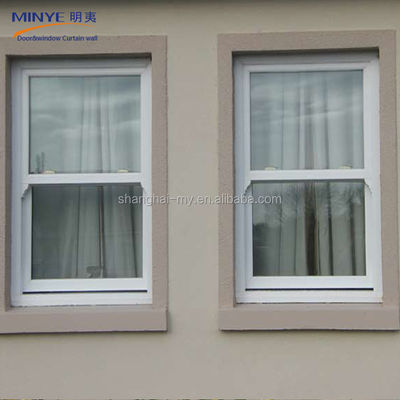 UPVC μονό κρεμασμένο παράθυρο για το μπαλκόνι Απομόνωση από πυρκαγιά Ζεστό το χειμώνα και δροσερό το καλοκαίρι