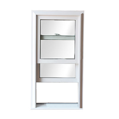 UPVC μονό κρεμασμένο παράθυρο για το μπαλκόνι Απομόνωση από πυρκαγιά Ζεστό το χειμώνα και δροσερό το καλοκαίρι
