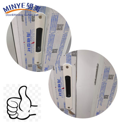 Ανερόστερη και αδιάβροχη UPVC Φρέμα γυάλινη συρόμενη πόρτα για το νοτιοδυτικό στυλ σχεδιασμού