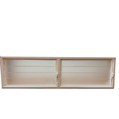 Προσαρμοσμένα χρώματα Αλουμινίου γυαλί Louver Shutter για την εξωτερική προστασία ευρωπαϊκό στυλ