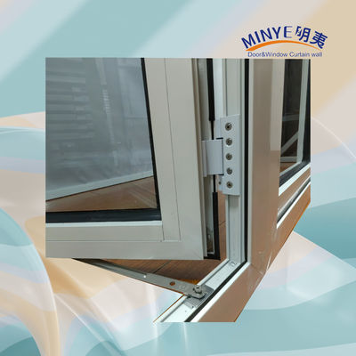 Σύγχρονο σχεδιασμό UPVC Casement παράθυρο με καλή αντοχή στη διάβρωση και υψηλή αντοχή