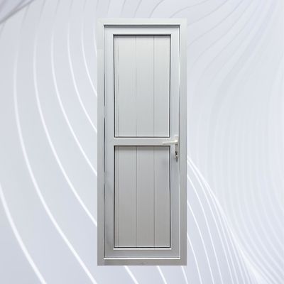 Αδιάβροχο PVC γαλλικό στυλ Κεντρικές πόρτες UPVC κάθετη πόρτα με μαντήλα PVC