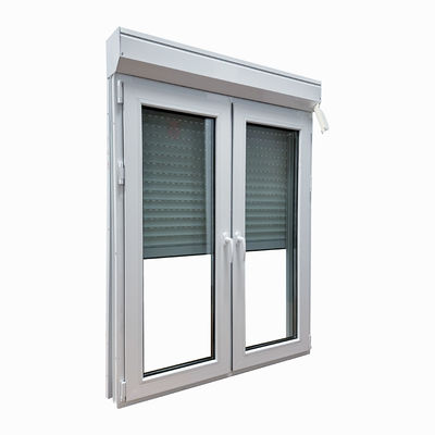 Σύγχρονο σχεδιασμό UPVC Casement παράθυρο με κυλίνδρια παράθυρα Καλή σφράγιση και υψηλή αντοχή