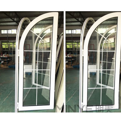 Αψίδα Top Design Windproof Casement πόρτα με σκόνη επικαλυμμένο φινίρισμα σε ρουστίκ στυλ