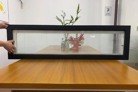 Σύγχρονη πολυτέλεια προσαρμοσμένο μέγεθος διπλό θραύσιμο γυαλί Power Coating σταθερά παράθυρα