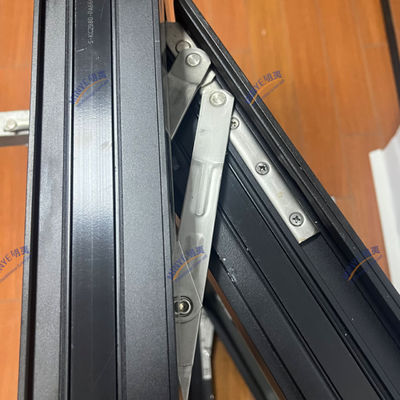 Υλικό πλαισίου Αλουμινίου κράμα περιφράγματος παράθυρο τρυπάνι παράθυρο με καλή αεροστεγνότητα