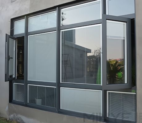 Προσαρμοσμένα Διαυγές/Γκρι/Γαλάζιο/Πράσινο/Καφέ παράθυρα με διπλό τζάμι