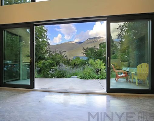 Σύγχρονη σχεδίαση Αλουμινίου εσωτερικό Γαλλικές πόρτες με εξοικονόμηση ενέργειας και θερμική μόνωση