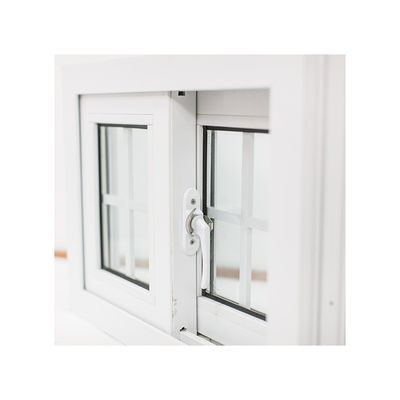 Στρίβοντας Upvc διπλό γυάλινα παράθυρα Grills σε γυάλινη ενσωμάτωση για εύκολη συντήρηση