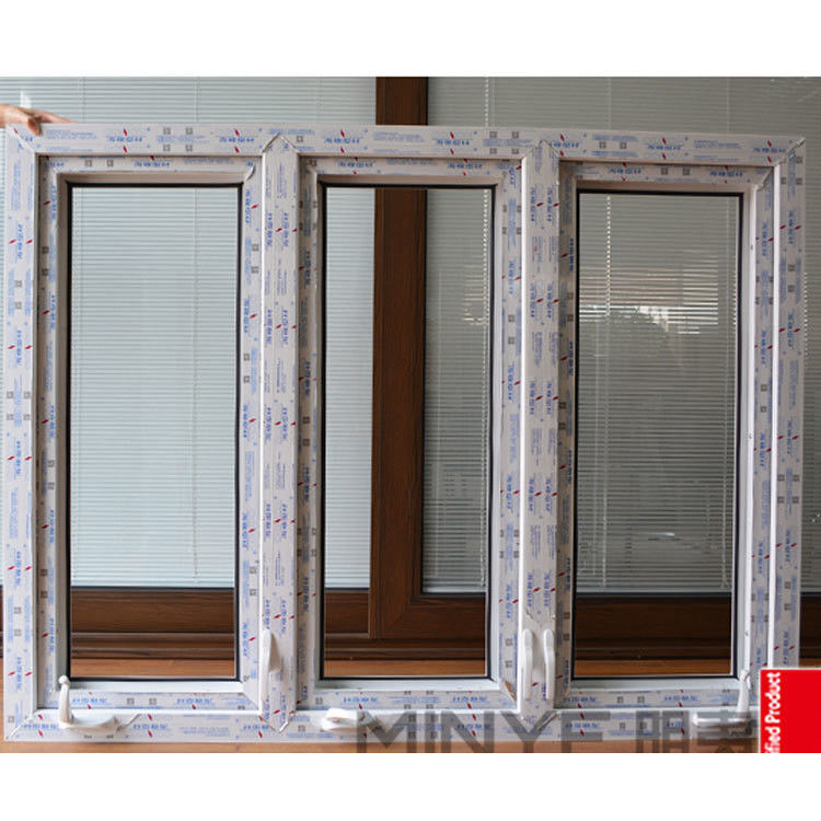 EPDM ελαστική λωρίδα και σύγχρονο σχεδιασμό UPVC πλαισίου παράθυρο για την αγορά της Ταϊλάνδης