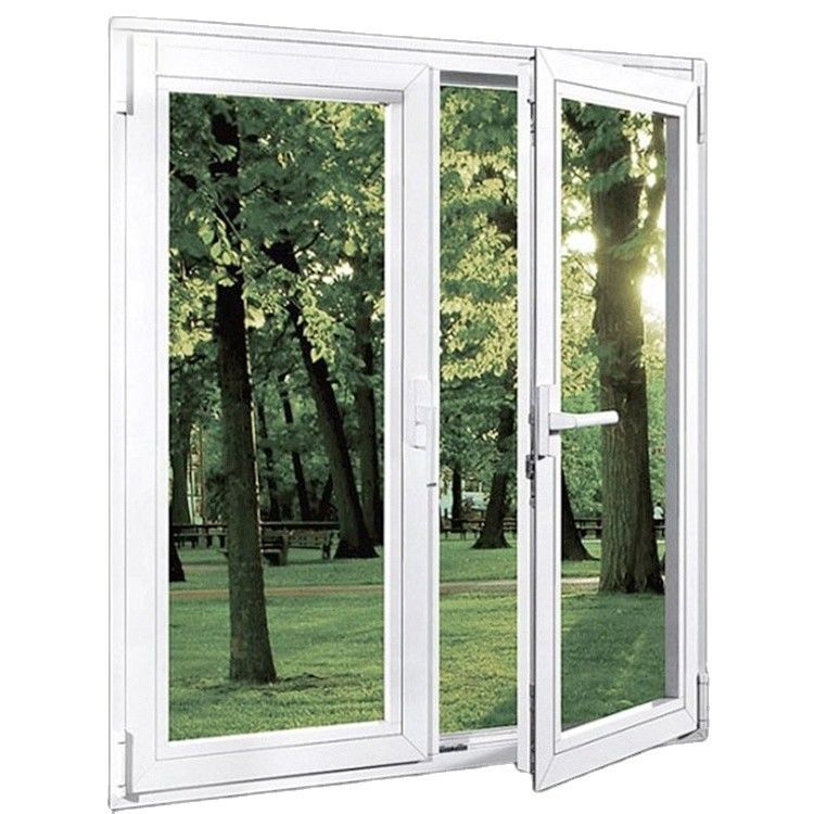 Πλαστικό UPVC πλαίσιο κήπο στυλ Casement παράθυρα για σύγχρονα σπίτια σε σύγχρονο σχεδιασμό