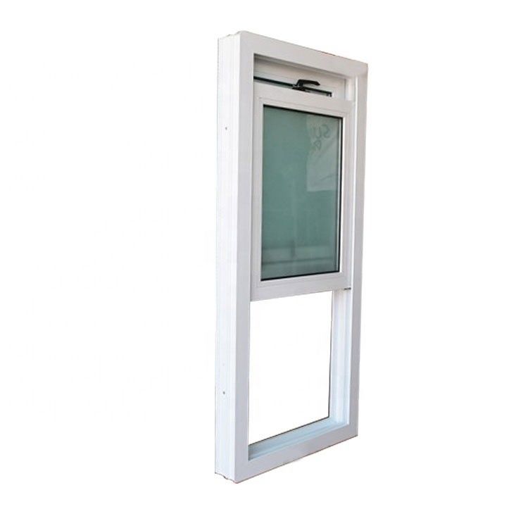 2.0mm-2.5mm πάχος προφίλ PVC κάθετο συρόμενο παράθυρο για εγκατάσταση αυλής